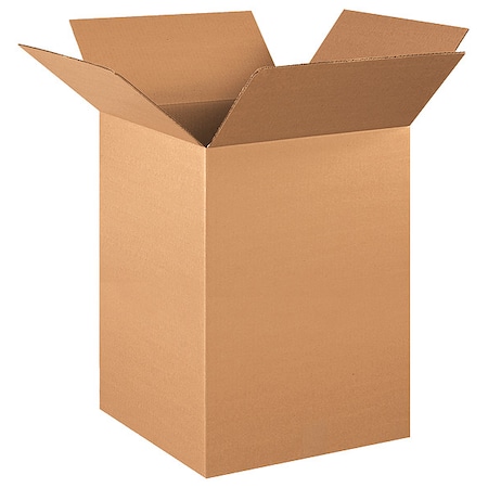 16 in x 16 in x 22 in Shipping Box, Kraft, Corrugate, Single Wall, 32 ECT MPN:55VH25