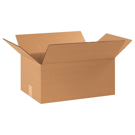 17 in x 11 in x 8 in Shipping Box, Kraft, Corrugate, Single Wall, 32 ECT MPN:55VH26