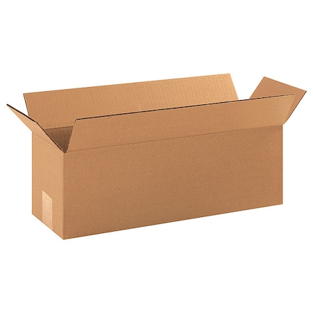18 in x 6 in x 6 in Shipping Box, Kraft, Corrugate, Single Wall, 32 ECT MPN:55VH35