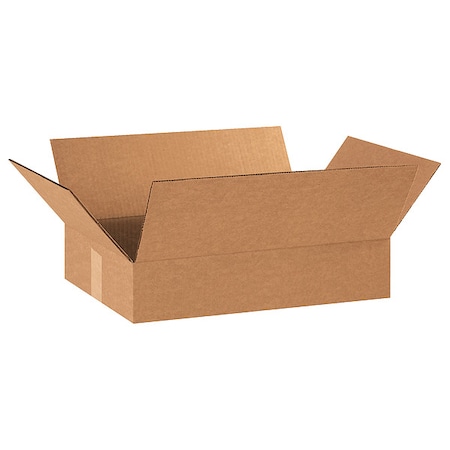 18 in x 12 in x 3 in Shipping Box, Kraft, Corrugate, Single Wall, 32 ECT MPN:55VH38