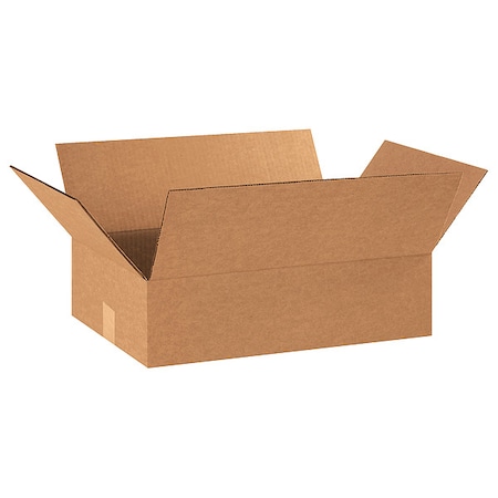 18 in x 13 in x 5 in Shipping Box, Kraft, Corrugate, Single Wall, 32 ECT MPN:55VH42