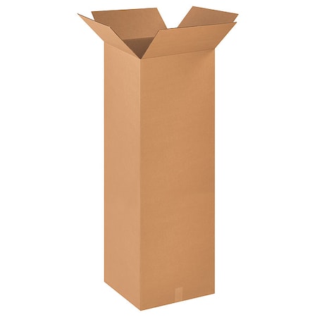18 in x 18 in x 48 in Shipping Box, Kraft, Corrugate, Single Wall, 32 ECT MPN:55VH49