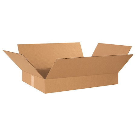 19 in x 12 in x 3 in Shipping Box, Kraft, Corrugate, Single Wall, 32 ECT MPN:55VH50