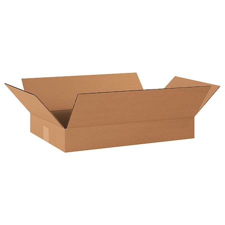 20 in x 12 in x 3 in Shipping Box, Kraft, Corrugate, Single Wall, 32 ECT MPN:55VH55
