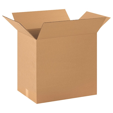 20 in x 12 in x 16 in Shipping Box, Kraft, Corrugate, Single Wall, 32 ECT MPN:55VH56