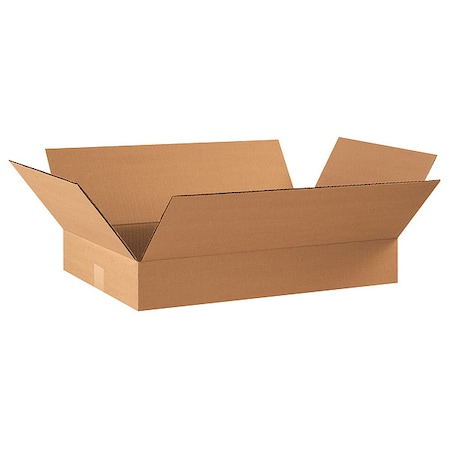 22 in x 14 in x 4 in Shipping Box, Kraft, Corrugate, Single Wall, 32 ECT MPN:55VH67