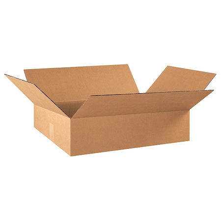 22 in x 16 in x 6 in Shipping Box, Kraft, Corrugate, Single Wall, 32 ECT MPN:55VH68