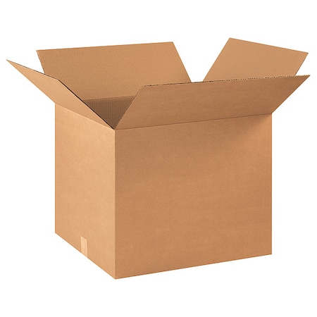 22 in x 18 in x 18 in Shipping Box, Kraft, Corrugate, Single Wall, 32 ECT MPN:55VH73