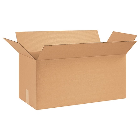 24 in x 10 in x 12 in Shipping Box, Kraft, Corrugate, Single Wall, 32 ECT MPN:55VH78