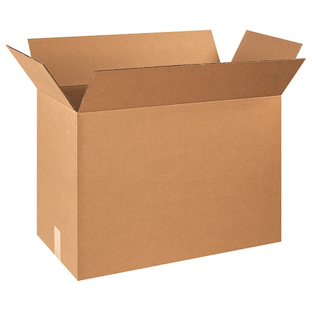 24 in x 12 in x 18 in Shipping Box, Kraft, Corrugate, Single Wall, 32 ECT MPN:55VH81
