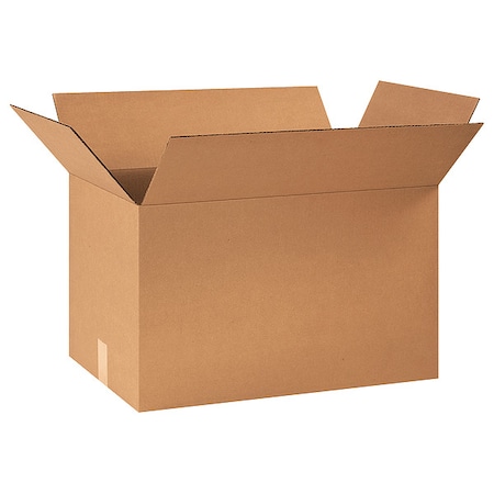 26 in x 16 in x 16 in Shipping Box, Kraft, Corrugate, Single Wall, 32 ECT MPN:55VH94