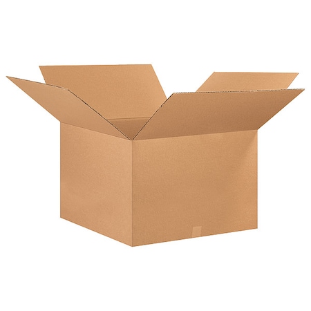 26 in x 26 in x 16 in Shipping Box, Kraft, Corrugate, Single Wall, 32 ECT MPN:55VJ06