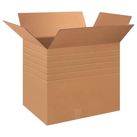 28 in x 20 in x 24 in Multi-Depth Box, Kraft, Corrugate, Single Wall, 32 ECT MPN:55VJ16
