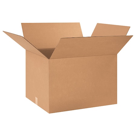 28 in x 24 in x 20 in Shipping Box, Kraft, Corrugate, Single Wall, 32 ECT MPN:55VJ17