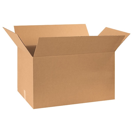 30 in x 17 in x 17 in Shipping Box, Kraft, Corrugate, Double Wall, 51 ECT MPN:55VJ23