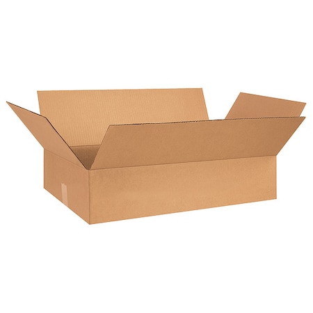 30 in x 20 in x 8 in Shipping Box, Kraft, Corrugate, Single Wall, 32 ECT MPN:55VJ24