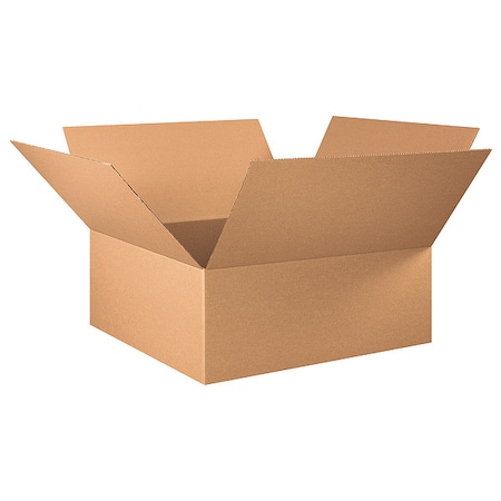30 in x 30 in x 12 in Shipping Box, Kraft, Corrugate, Single Wall, 32 ECT MPN:55VJ27