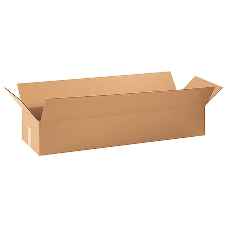 32 in x 10 in x 6 1/2 in Shipping Box, Kraft, Corrugate, Single Wall, 32 ECT MPN:55VJ31