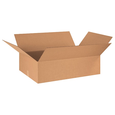32 in x 10 in x 10 in Shipping Box, Kraft, Corrugate, Single Wall, 32 ECT MPN:55VJ32