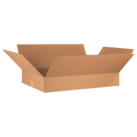 34 in x 21 in x 6 in Shipping Box, Kraft, Corrugate, Single Wall, 32 ECT MPN:55VJ39