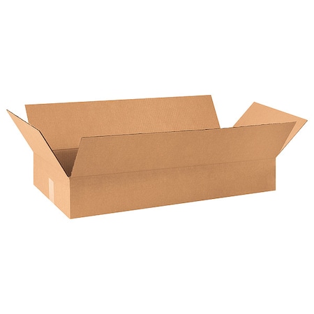 36 in x 18 in x 6 in Shipping Box, Kraft, Corrugate, Single Wall, 32 ECT MPN:55VJ48