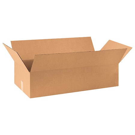 36 in x 20 in x 12 in Shipping Box, Kraft, Corrugate, Single Wall, 32 ECT MPN:55VJ49