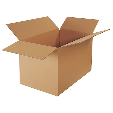 36 in x 22 in x 22 in Shipping Box, Kraft, Corrugate, Double Wall, 51 ECT MPN:55VJ53