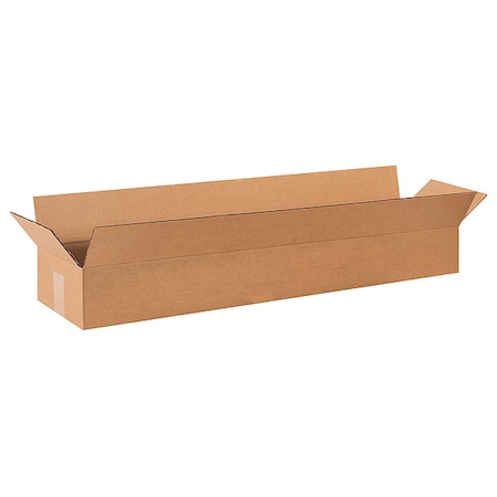 42 in x 11 in x 6 in Shipping Box, Kraft, Corrugate, Single Wall, 32 ECT MPN:55VJ66