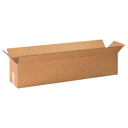 60 in x 12 in x 12 in Shipping Box, Kraft, Corrugate, Single Wall, 32 ECT MPN:55VJ79