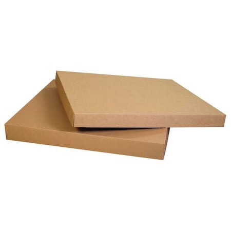 48 3/4 in x 24 3/4 in x 5 in Gaylord Lid, Kraft, Corrugated Cardboard, Double Wall, 48 ECT MPN:55VJ83