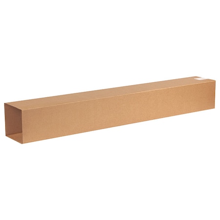 6 1/2 in x 6 1/2 in x 48 in Shipping Box, Kraft, Corrugate, Single Wall, 32 ECT MPN:55VL51