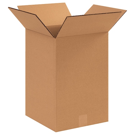 12 in x 12 in x 18 in Shipping Box, Kraft, Corrugate, Double Wall, 48 ECT MPN:55VM26
