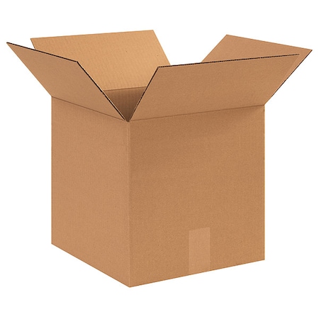 13 in x 13 in x 13 in Shipping Box, Kraft, Corrugate, Single Wall, 44 ECT MPN:55VM27