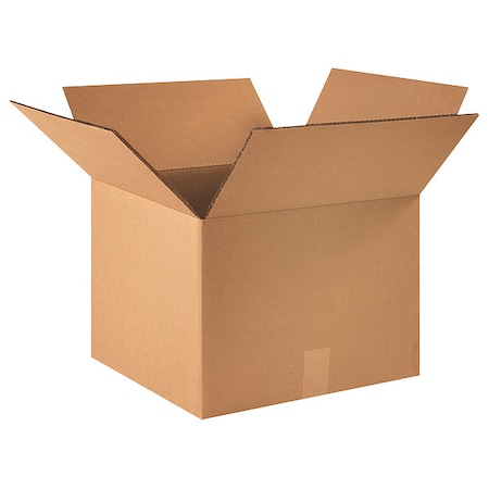 18 in x 18 in x 16 in Shipping Box, Kraft, Corrugate, Double Wall, 48 ECT MPN:55VM32
