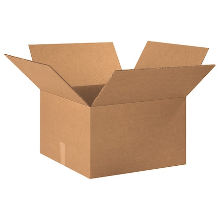 20 in x 20 in x 10 in Shipping Box, Kraft, Corrugate, Double Wall, 48 ECT MPN:55VM36