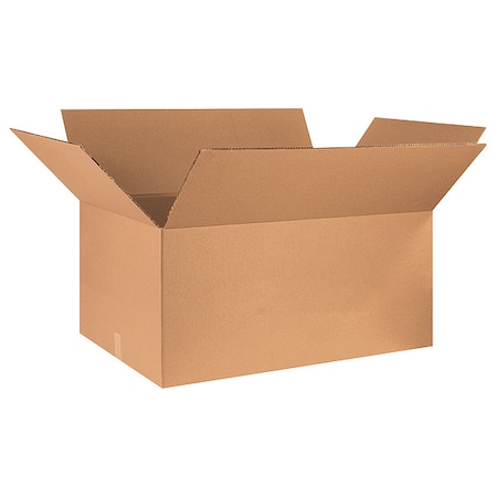 36 in x 18 in x 18 in Shipping Box, Kraft, Corrugate, Double Wall, 48 ECT MPN:55VM46