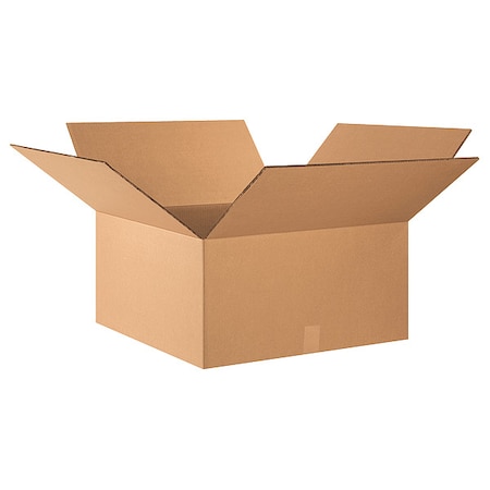 26 in x 26 in x 12 in Shipping Box, Kraft, Corrugate, Double Wall, 48 ECT MPN:55VM47