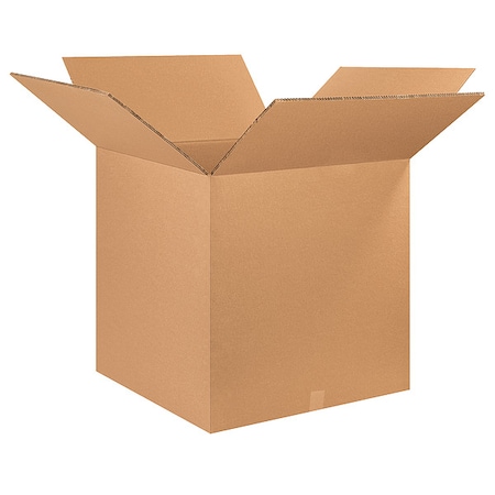 28 in x 28 in x 28 in Shipping Box, Kraft, Corrugate, Double Wall, 48 ECT MPN:55VM51