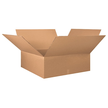 36 in x 36 in x 12 in Shipping Box, Kraft, Corrugate, Double Wall, 48 ECT MPN:55VM52