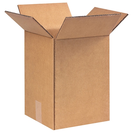 9 in x 9 in x 13 in Shipping Box, Kraft, Corrugate, Double Wall, 48 ECT MPN:55VM54