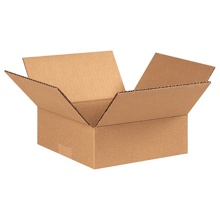 8 in x 8 in x 2 in Shipping Box, Kraft, Corrugate, Single Wall, 32 ECT MPN:55VM57