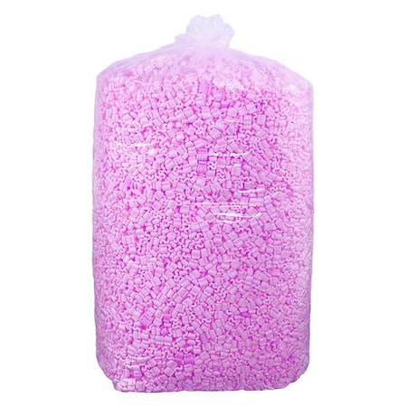 PackingPeanuts, 20cuft, Pink, Polystyrene MPN:56GL67