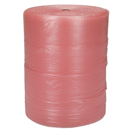 Standard Bubble Roll, 48 in Roll W, 750 ft Roll L, 3/16 in Bubble Size, Pink, Perforated MPN:56LT76