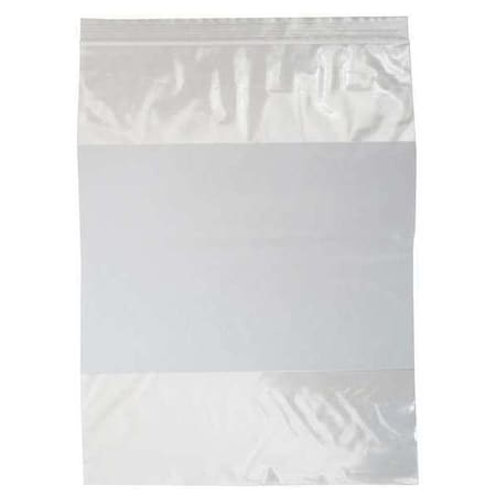 Reclosable Bag, Zip Seal, 9 in L, 6 in W, 2 mil Thick, Low Density Polyethylene (LDPE), Clear MPN:5CNV8