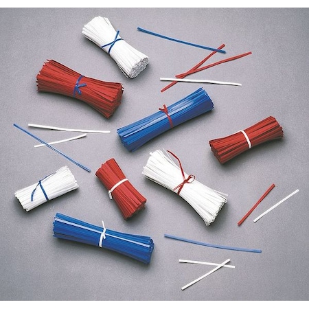 Twist Ties, Blue, Wire, PK10000 MPN:5CRN6