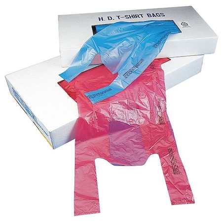 T-Shirt Bag, 5 in D, 23 in H, PK1000 MPN:5DUN4