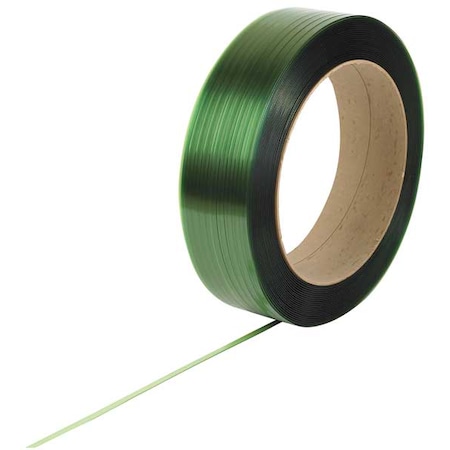 Strapping, Polyester, Embossed, 4000 ft. L MPN:5JPR4