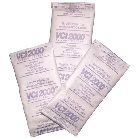 VCI Emitter Powder Pack, White, PK250 MPN:5VFY8