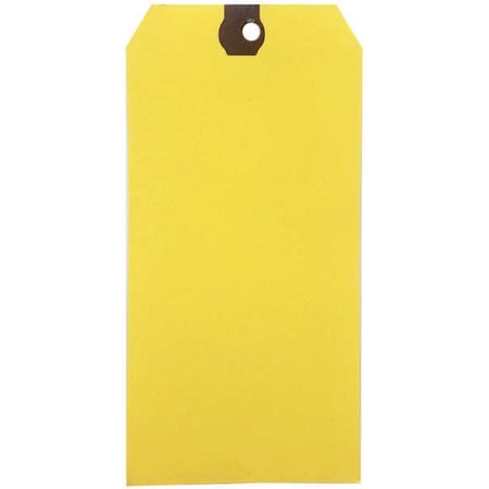 Shipping Tag, Colored, Yellow, PK1000 MPN:61KT68