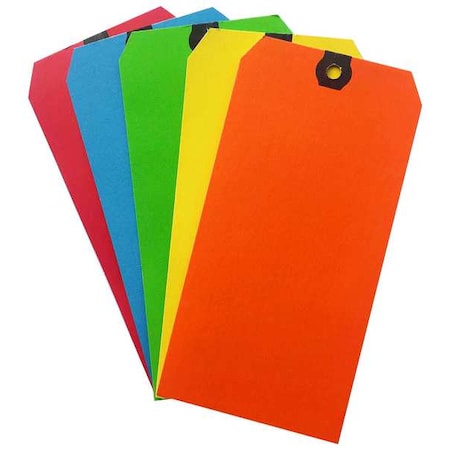 Shipping Tag, Colored, Assorted, PK1000 MPN:61KT69